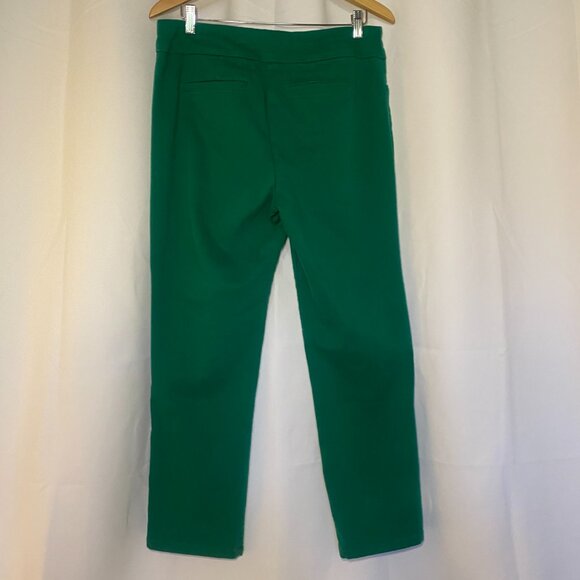 Croft & Barrow Effortless Stretch Pant Green Pull-On 12 Comfort Office EUC - Picture 2 of 11
